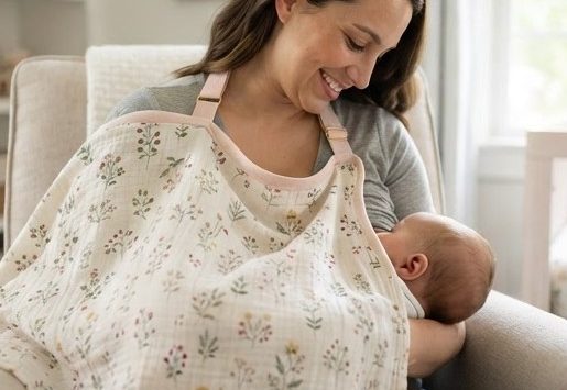 Muslin Feeding Cover — alternate view